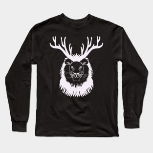 LION WITH ANTLERS Long Sleeve T-Shirt